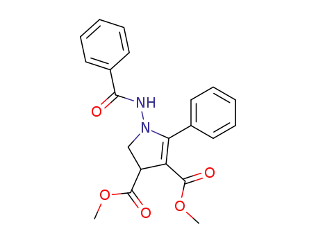 1-Benzoylamino-5-phenyl-2,3-dihydro-1H-pyrrole-3,4-dicarboxylic acid dimethyl ester