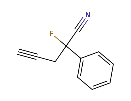 2-Fluoro-2-phenyl-pent-4-ynenitrile