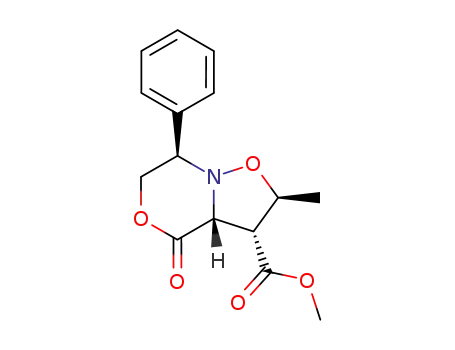 (2R,6R,7R,8S)-2-phenyl-8-methyl-1-aza-4,9-dioxa[4.3.0]bicyclononan-5-one-7-carboxylic acid, methyl ester