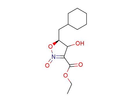 (4RS,5S)-5-cyclohexylmethyl-3-ethoxycarbonyl-4-hydroxy-2-isoxazoline 2-oxide