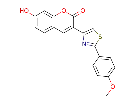 7-hydroxy-3-[2-(4-methoxyphenyl)-1,3-thiazolyl-4-yl]-2H-chromen-2-one