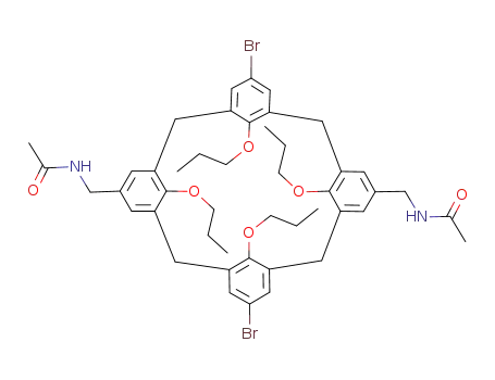 11,23-bis<(acetamido)methyl>-5,17-dibromo-25,26,27,28-tetra(1-propoxy)calix<4>arene
