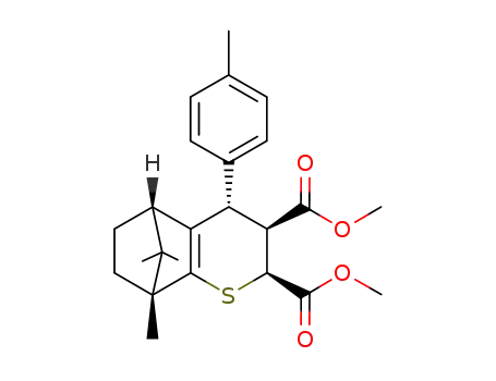 (1R,4S,5S,6S,8S)-1,11,11-Trimethyl-6-p-tolyl-3-thia-tricyclo[6.2.1.02,7]undec-2(7)-ene-4,5-dicarboxylic acid dimethyl ester