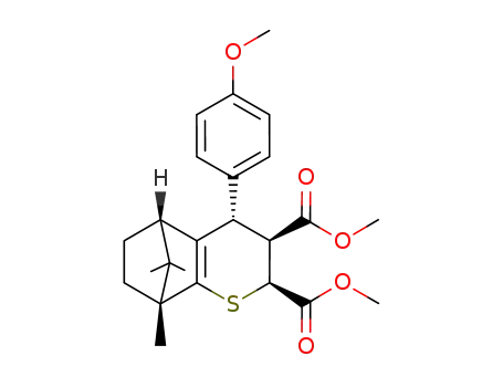 (1R,4S,5S,6S,8S)-6-(4-Methoxy-phenyl)-1,11,11-trimethyl-3-thia-tricyclo[6.2.1.02,7]undec-2(7)-ene-4,5-dicarboxylic acid dimethyl ester