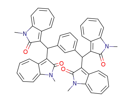 1,3-bis[bis(1,2-dihydro-2-oxo-N-methylcyclohepta[b]pyrrol-3-yl)methyl]benzene