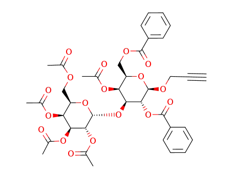 Prop-2-ynyl (2,3,4,6-tetra-O-acetyl-α-D-galactopyranosyl)-(1->3)-4-O-acetyl-2,6-di-O-benzoyl-β-D-galactopyranoside