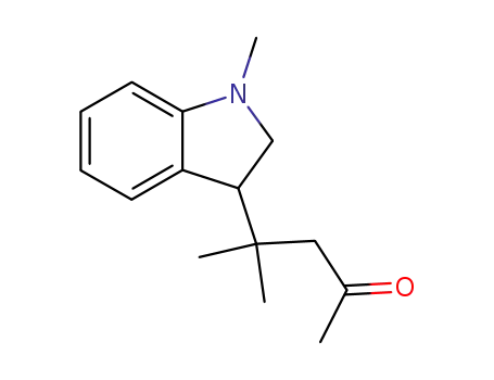 4-methyl-4-(1-methyl-2,3-dihydro-1H-indol-3-yl)-pentan-2-one