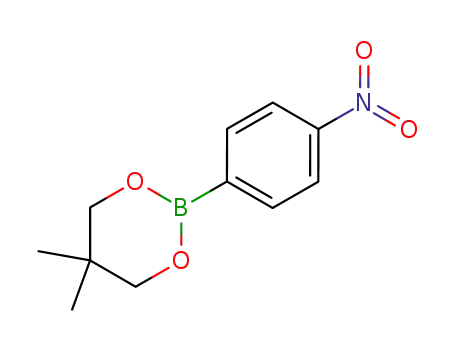 Molecular Structure of 502622-85-7 (4-Nitrophenylboronic acid neopentylglycol ester)