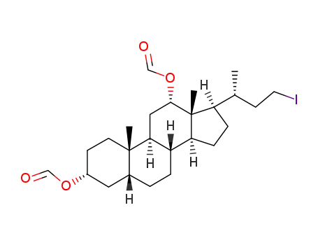 24-nor-23-iodo-3α,12α-bis(formyloxy)-7-deoxy-5β-cholane