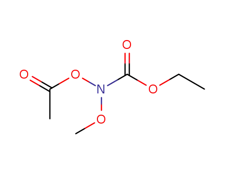 Molecular Structure of 745829-72-5 (Carbamic  acid,  (acetyloxy)methoxy-,  ethyl  ester  (9CI))