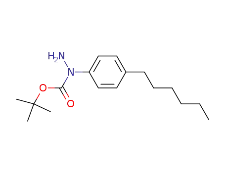 N-(4-hexyl-phenyl)-hydrazinecarboxylic acid tert-butyl ester