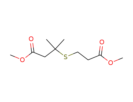 3-(2-methoxycarbonyl-ethylsulfanyl)-3-methylbutyric acid methyl ester