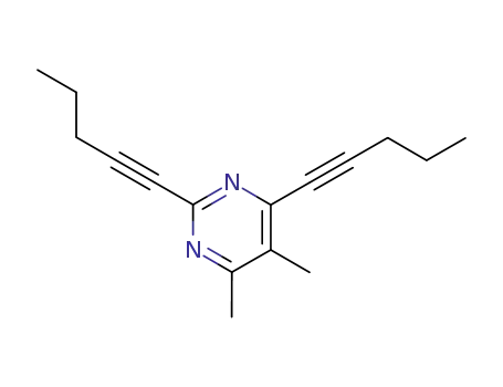4,5-dimethyl-2,6-di-pent-1-ynyl-pyrimidine
