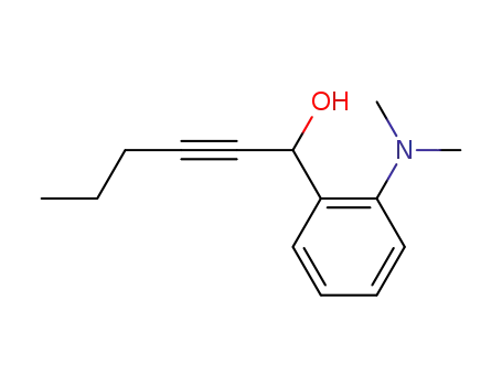 1-(2-dimethylaminophenyl)hex-2-yn-1-ol