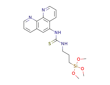 N-(1,10-phenanthrolin-5-yl)-N'-(3-trimethoxysilylpropyl)thiourea