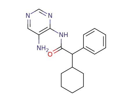 N-(5-aminopyrimidin-4-yl)-2-cyclohexyl-2-phenylacetamide
