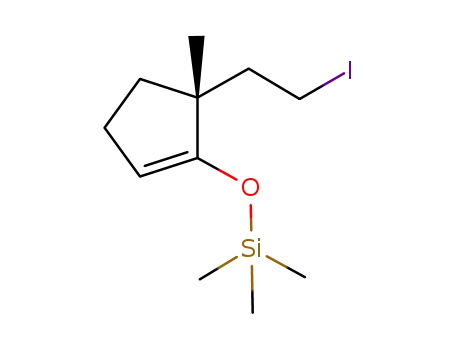 [5-(2-iodo-ethyl)-5-methyl-cyclopent-1-enyloxy]-trimethyl-silane