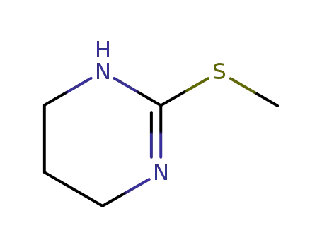 Molecular Structure of 20112-81-6 (Pyrimidine, 1,4,5,6-tetrahydro-2-(methylthio)- (7CI, 8CI, 9CI))