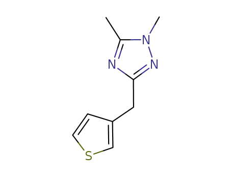 1,5-dimethyl-3-((thiophene-3-yl)methyl)-1H-1,2,4-triazole