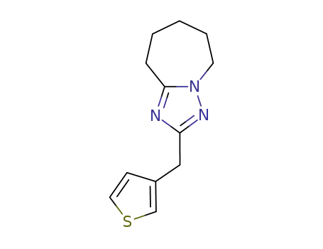 6,7,8,9-tetrahydro-2-(thiophene-3-yl)methyl-5H-[1,2,4]triazolo[1,5-a]azepine
