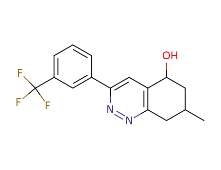 7-methyl-3-(3-trifluoromethylphenyl)-5,6,7,8-tetrahydrocinnoline-5-ol
