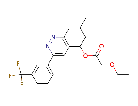 5-ethoxyacetyloxy-7-methyl-3-(3-trifluoromethylphenyl)-5,6,7,8-tetrahydrocinnoline