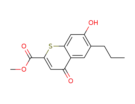 methyl 7-hydroxy-4-oxo-6-propyl-4H-1-benzothiopyran-2-carboxylate