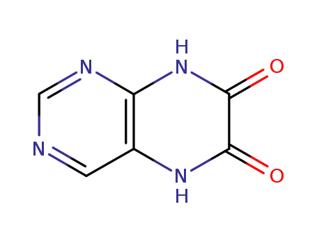 Molecular Structure of 3947-46-4 (6,7-Pteridinedione, 5,8-dihydro-)