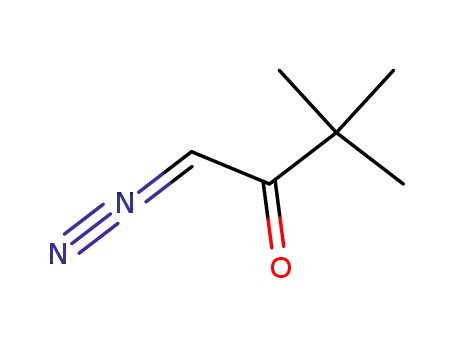 Molecular Structure of 6832-15-1 (2-Butanone, 1-diazo-3,3-dimethyl-)
