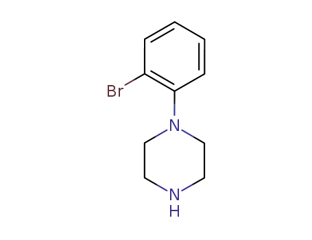 Molecular Structure of 1011-13-8 (1-(2-Bromophenyl)piperazine)
