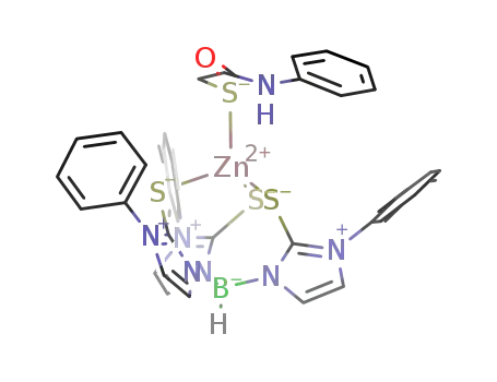 [tris(2-mercapto-1-phenylimidazolyl)hydroborato]ZnSCH2C(O)N(H)Ph
