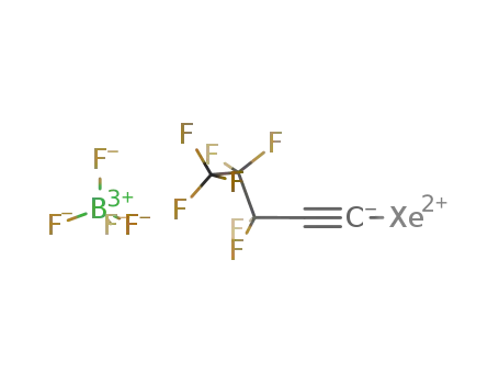heptafluoropent-1-ynylxenon(II) tetrafluoroborate