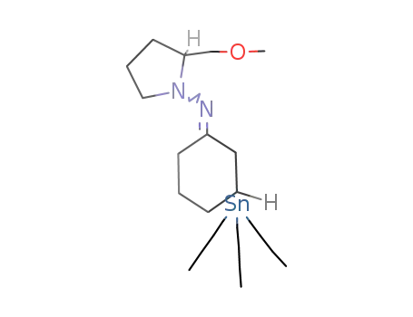(S,S)-3-tributylstannylcyclohexanone-(S)-1-amino-2-methoxymethylpyrrolidine-hydrazone