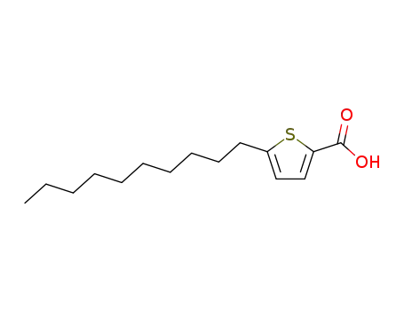 Molecular Structure of 113953-39-2 (2-Thiophenecarboxylic acid, 5-decyl-)