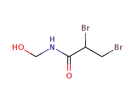 2,3-dibromo-propionic acid-(hydroxymethyl-amide)