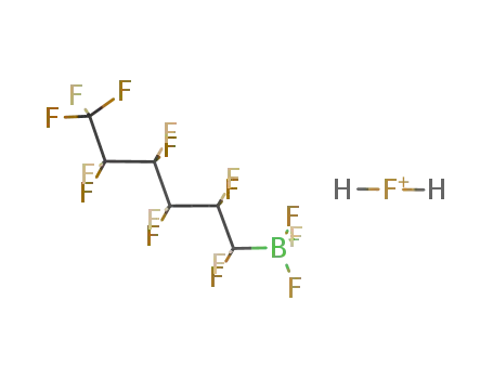 [H2F](1+)*[CF3(CF2)5BF3](1-)=[H2F][CF3(CF2)5BF3]
