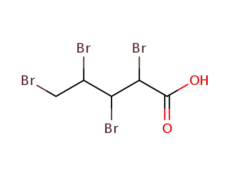 2,3,4,5-tetrabromo-valeric acid