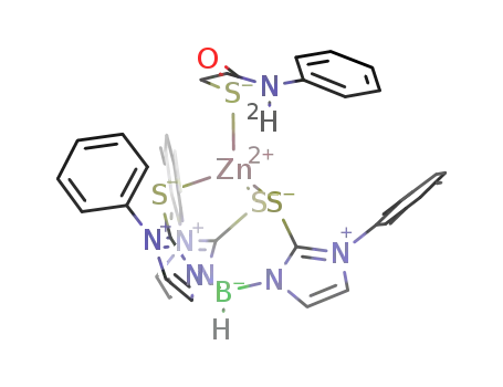 [tris(2-mercapto-1-phenylimidazolyl)hydroborato]ZnSCH2C(O)N(D)Ph