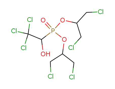 (2,2,2-trichloro-1-hydroxy-ethyl)-phosphonic acid bis-(2-chloro-1-chloromethyl-ethyl) ester