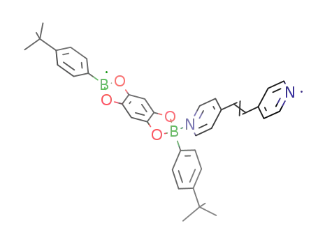 [(1,2-bis(4-pyridyl)ethylene)(1,2,4,5-tetraoxybenzene)(B(4-tert-butylphenyl))2](n)