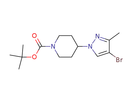 tert-butyl 4-(4-bromo-3-methyl-1H-pyrazol-1-yl)piperidine-1-carboxylate