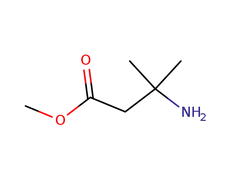 Molecular Structure of 29637-56-7 (Methyl 3-amino-3-methylbutanoate)
