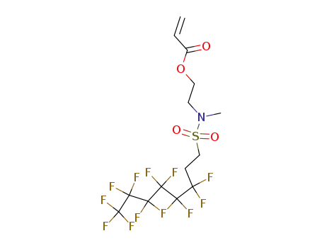 Molecular Structure of 49859-70-3 (2-[methyl[(3,3,4,4,5,5,6,6,7,7,8,8,8-tridecafluorooctyl)sulphonyl]amino]ethyl acrylate)