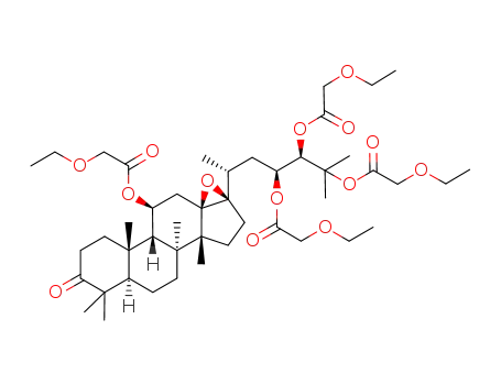 11,23,24,25-tetra-O-2'-ethoxyacetyl-13β,17β-epoxy-alisol A