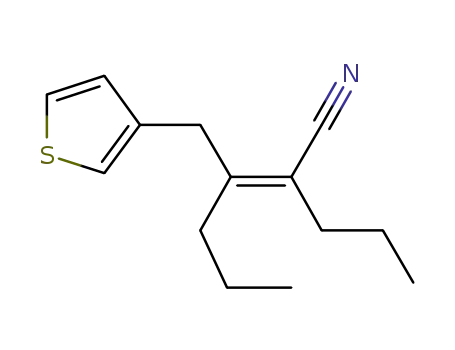 (Z)-2-propyl-3-(3-thienylmethyl)-2-hexenenitrile