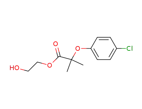 Molecular Structure of 31637-96-4 (etofibrate 2-hydroxymethyl-2-(4-chlorophenoxy)-2-methyl propionate)