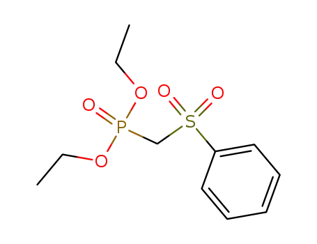 Molecular Structure of 56069-39-7 (DIETHYL (PHENYLSULFONYL)METHANEPHOSPHONATE)