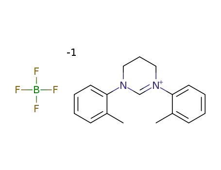 1,3-bis(2-methylphenyl)-3,4,5,6-tetrahydro-pyrimidin-1-ium tetrafluoroborate