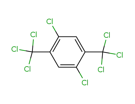 Molecular Structure of 2142-29-2 (1,4-Dichloro-2,5-bis(trichloromethyl)benzene)