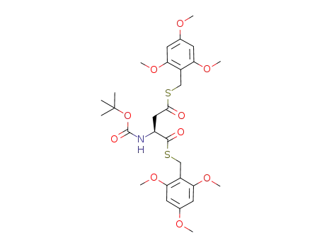 S,S'-bis(2,4,6-trimethoxybenzyl) N-tert-butoxycarbonyl-L-dithioaspartate